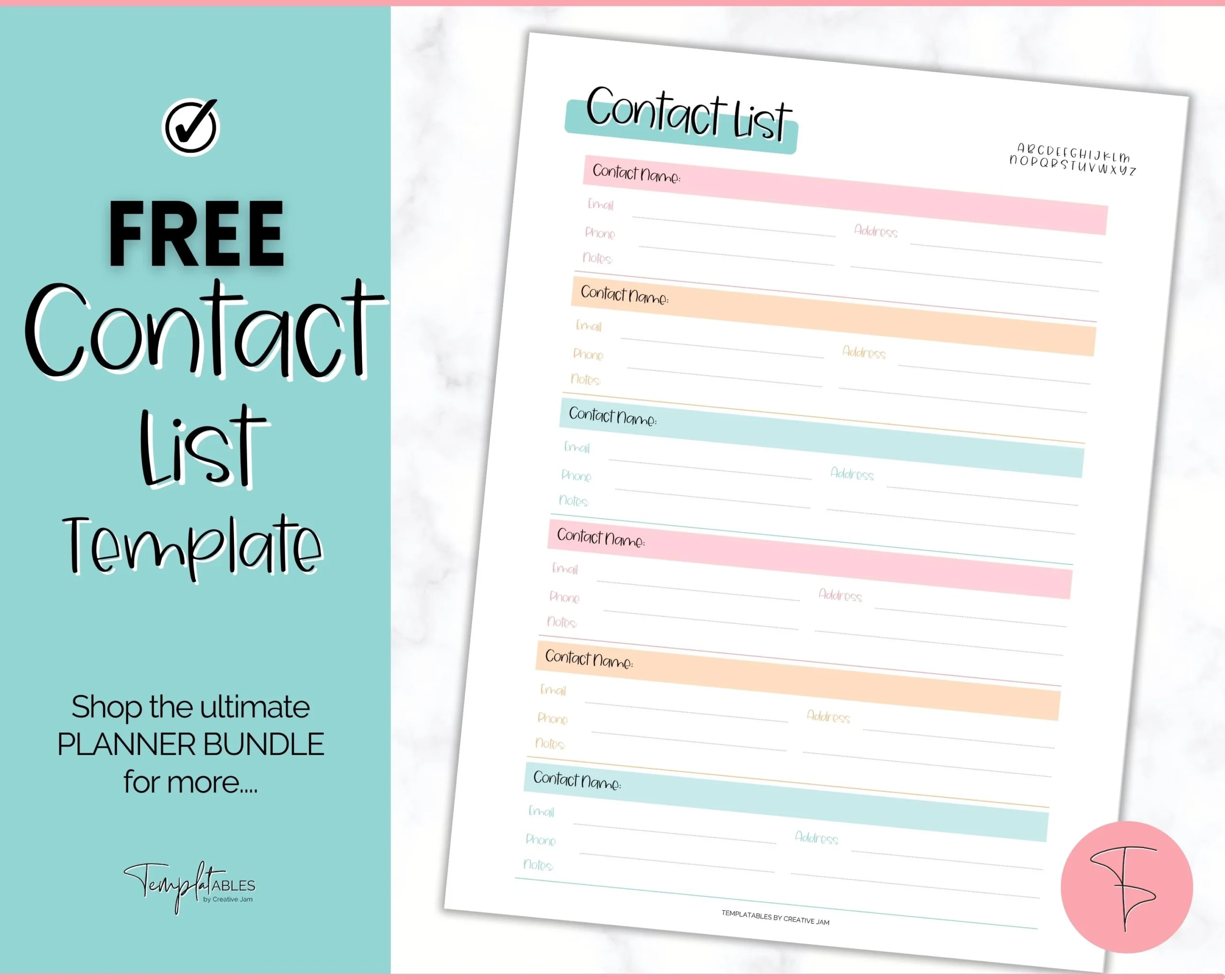 Free Printable Address Templates
