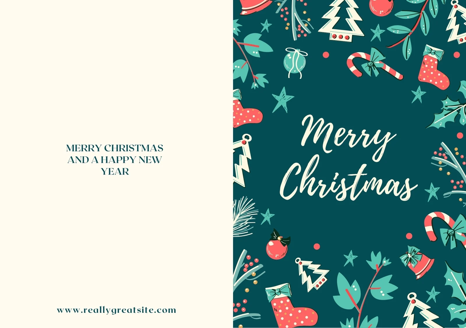Free Printable Xmas Cards Template