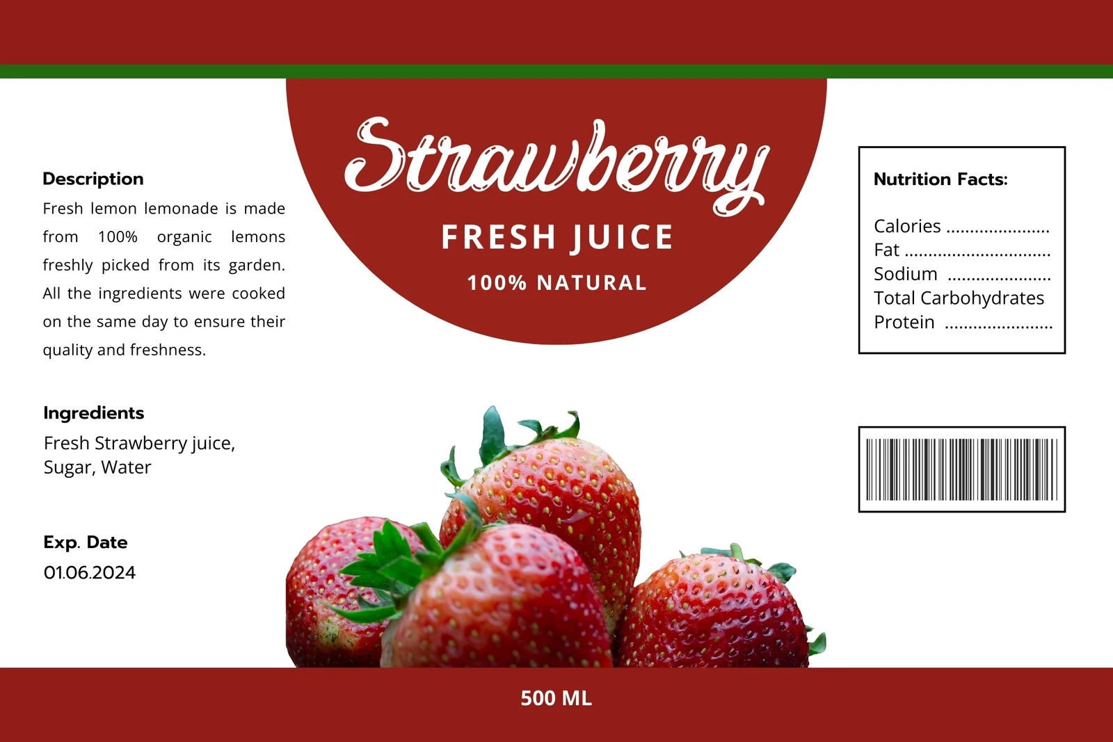 Free Printable Food Labels Templates