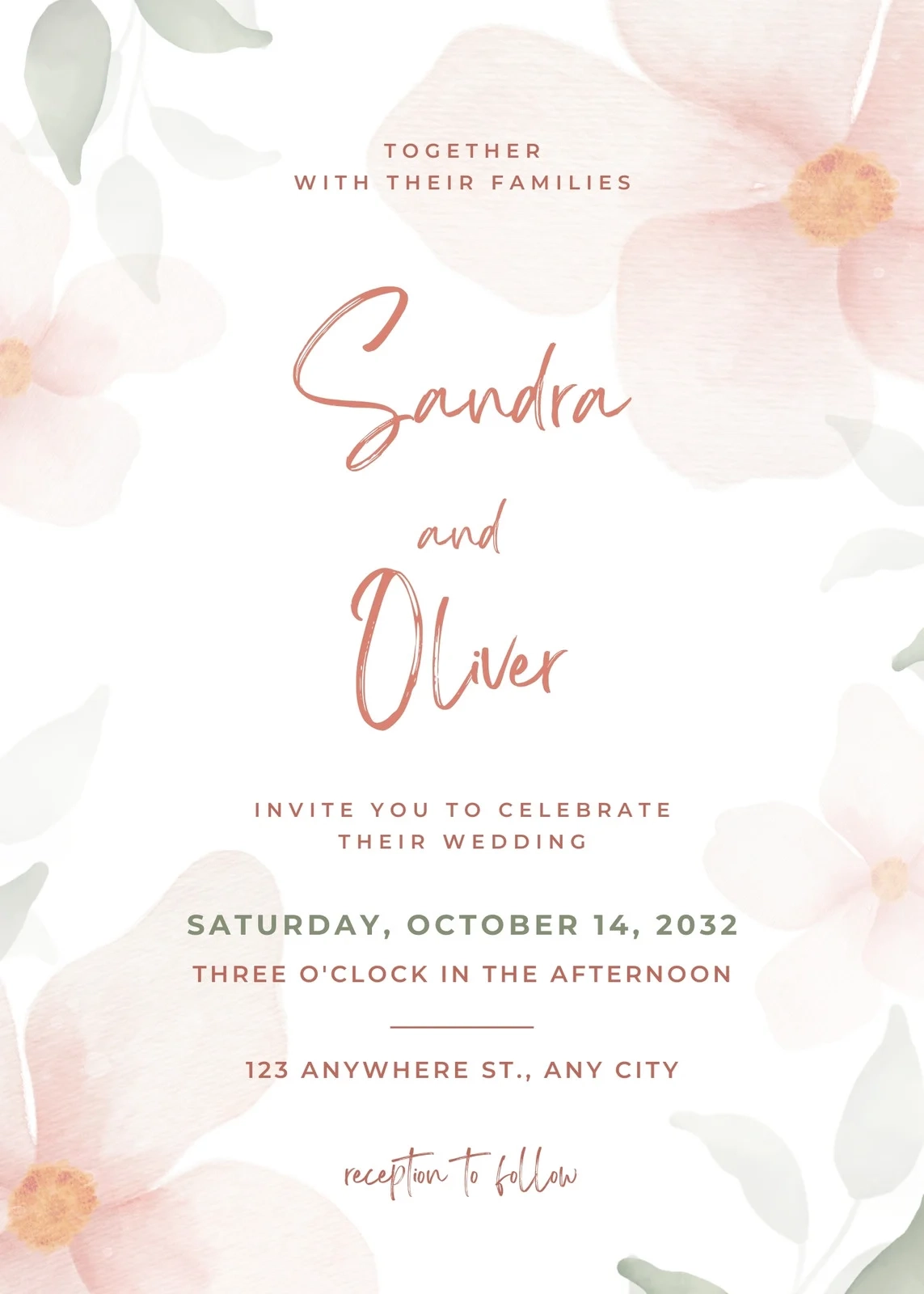 Free Custom Printable Invitation Postcard Templates Canva