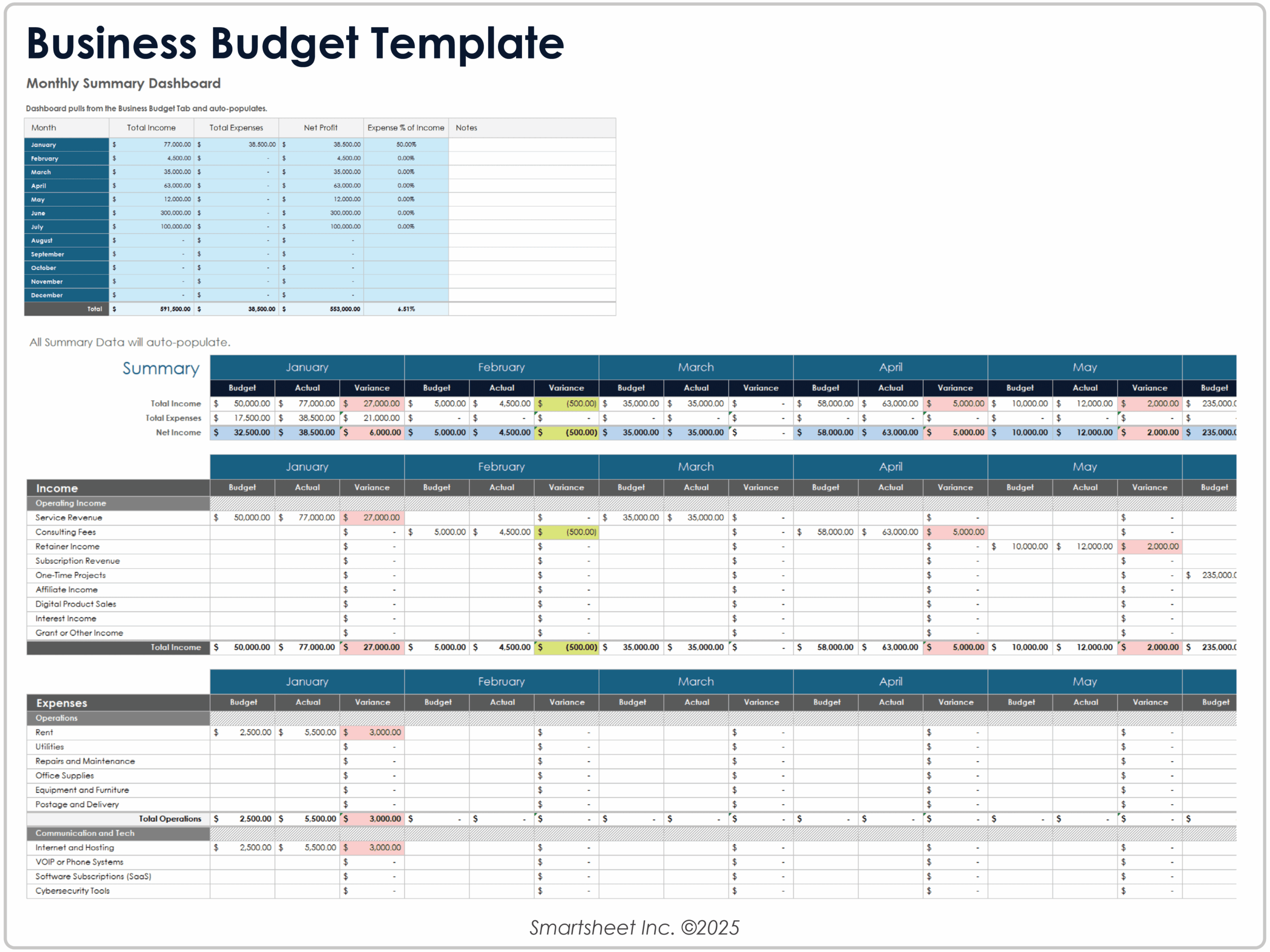 Free Printable Spreadsheet Templates