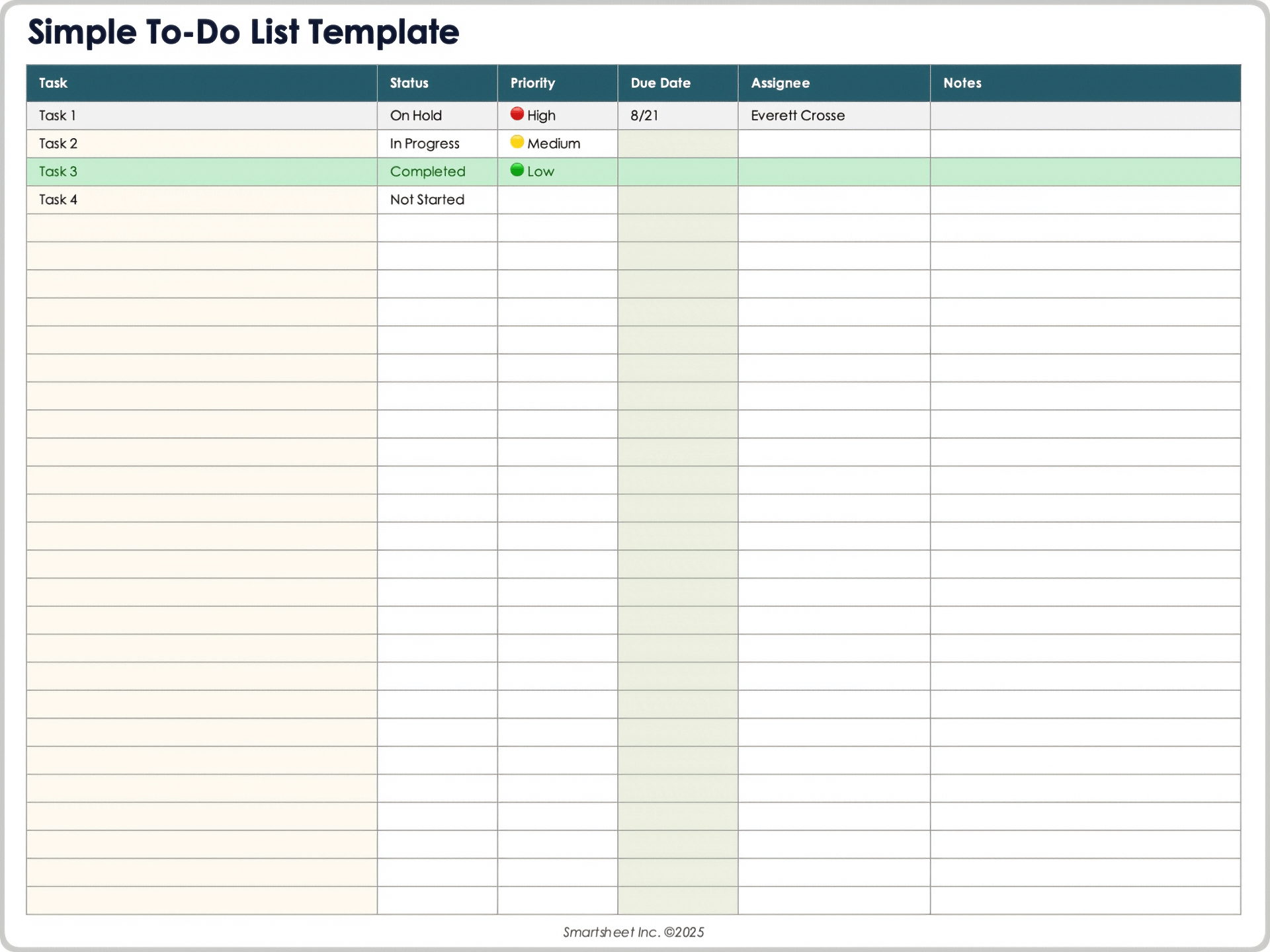 Free Excel Spreadsheet Templates