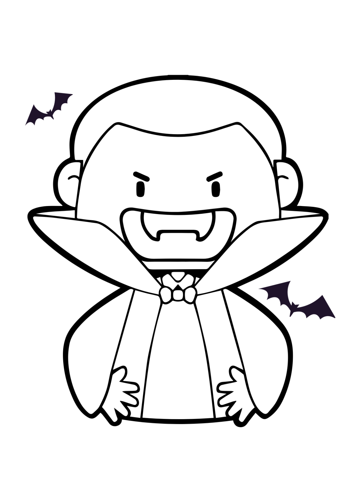 Printable Vampire Template Printable Vampire Template
