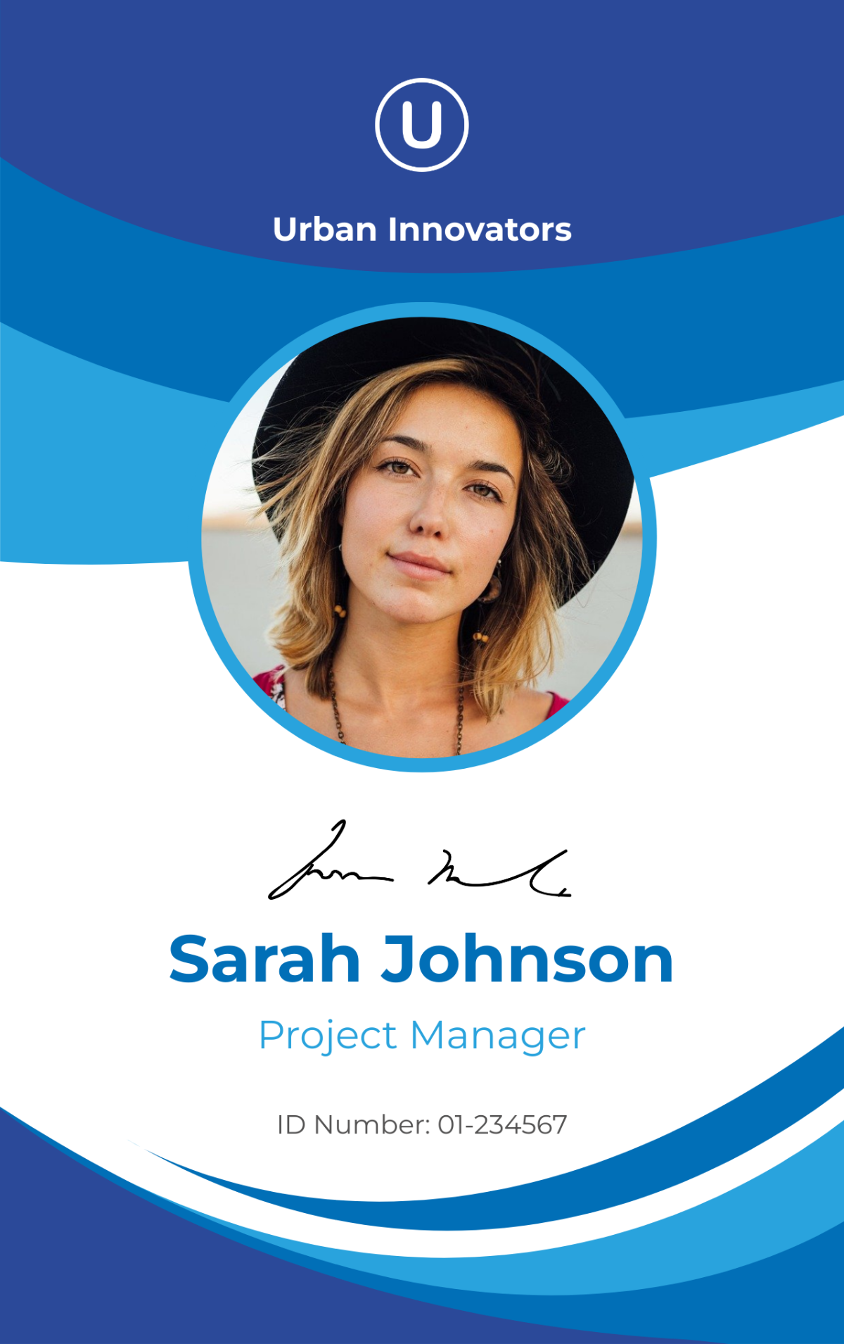 Editable Free Printable Id Cards Templates