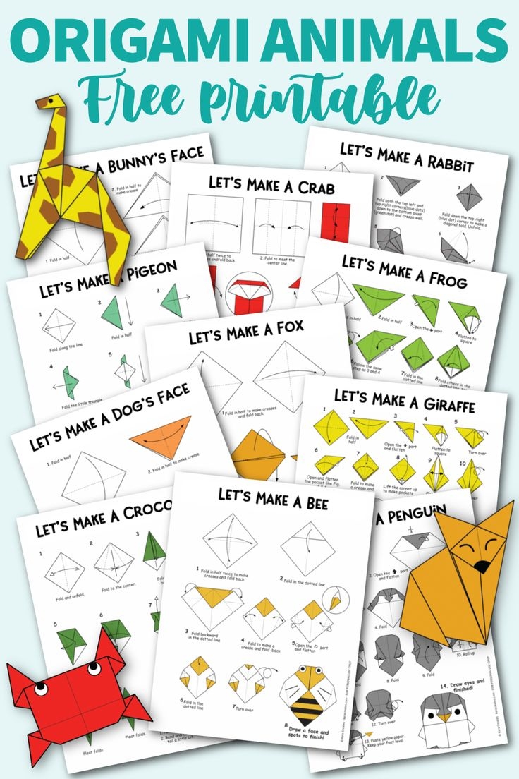 Easy Origami Printable Templates