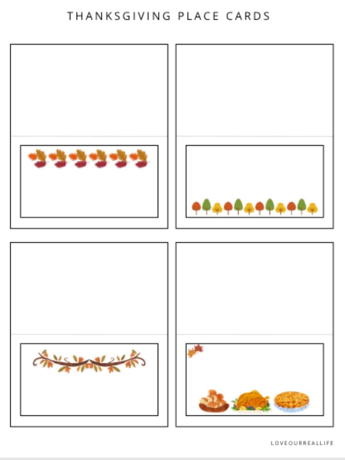 Free Place Card Printable Templates For Any Occasion Love Our 