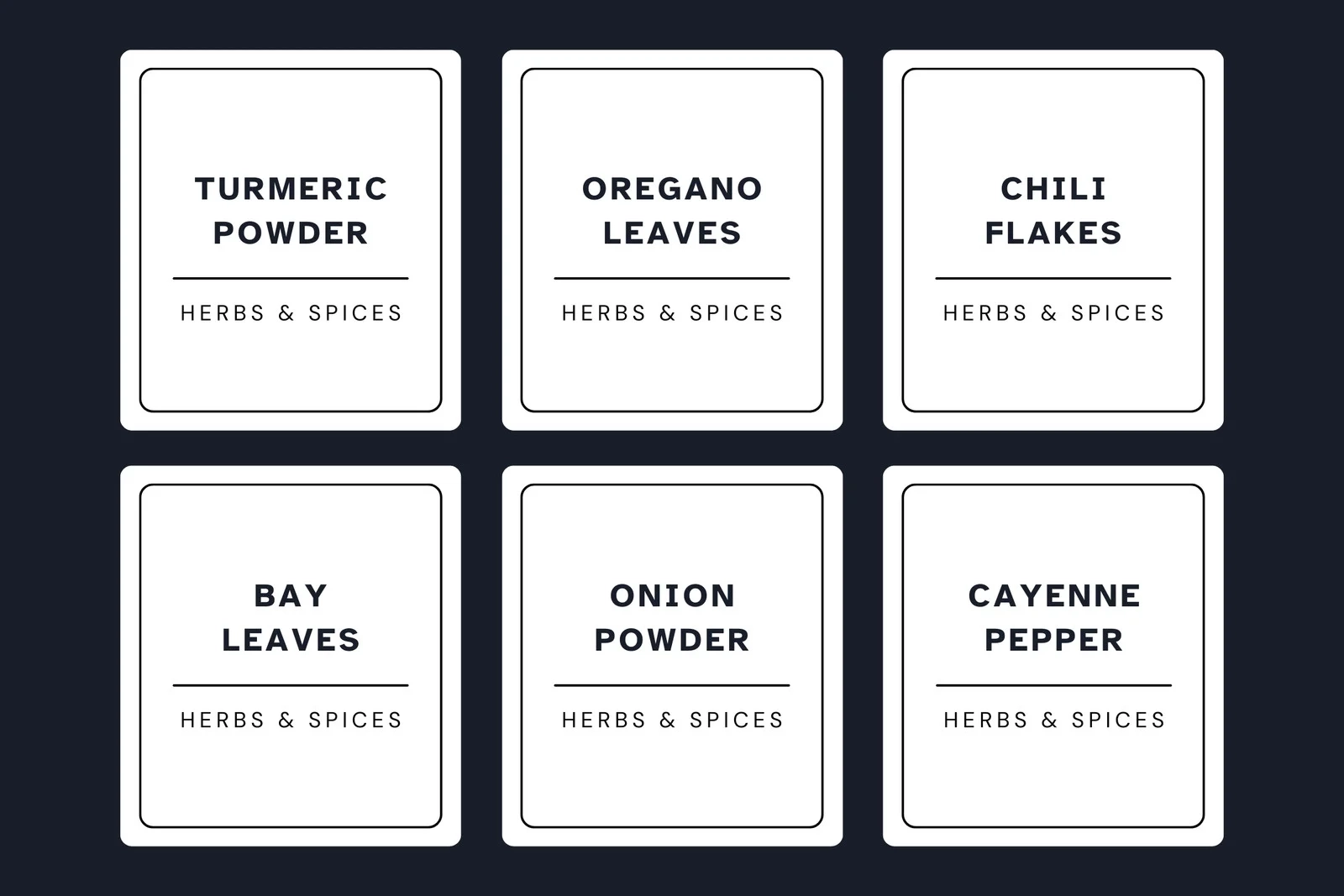 Free Printable And Customizable Kitchen Label Templates Canva