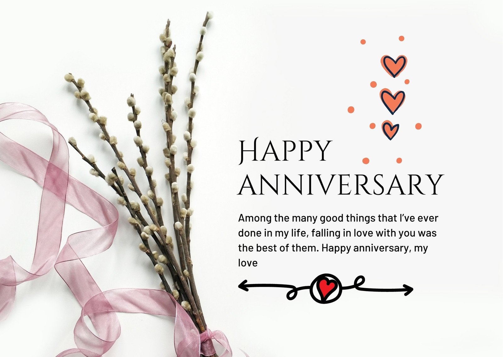 Anniversary Card Template Printable