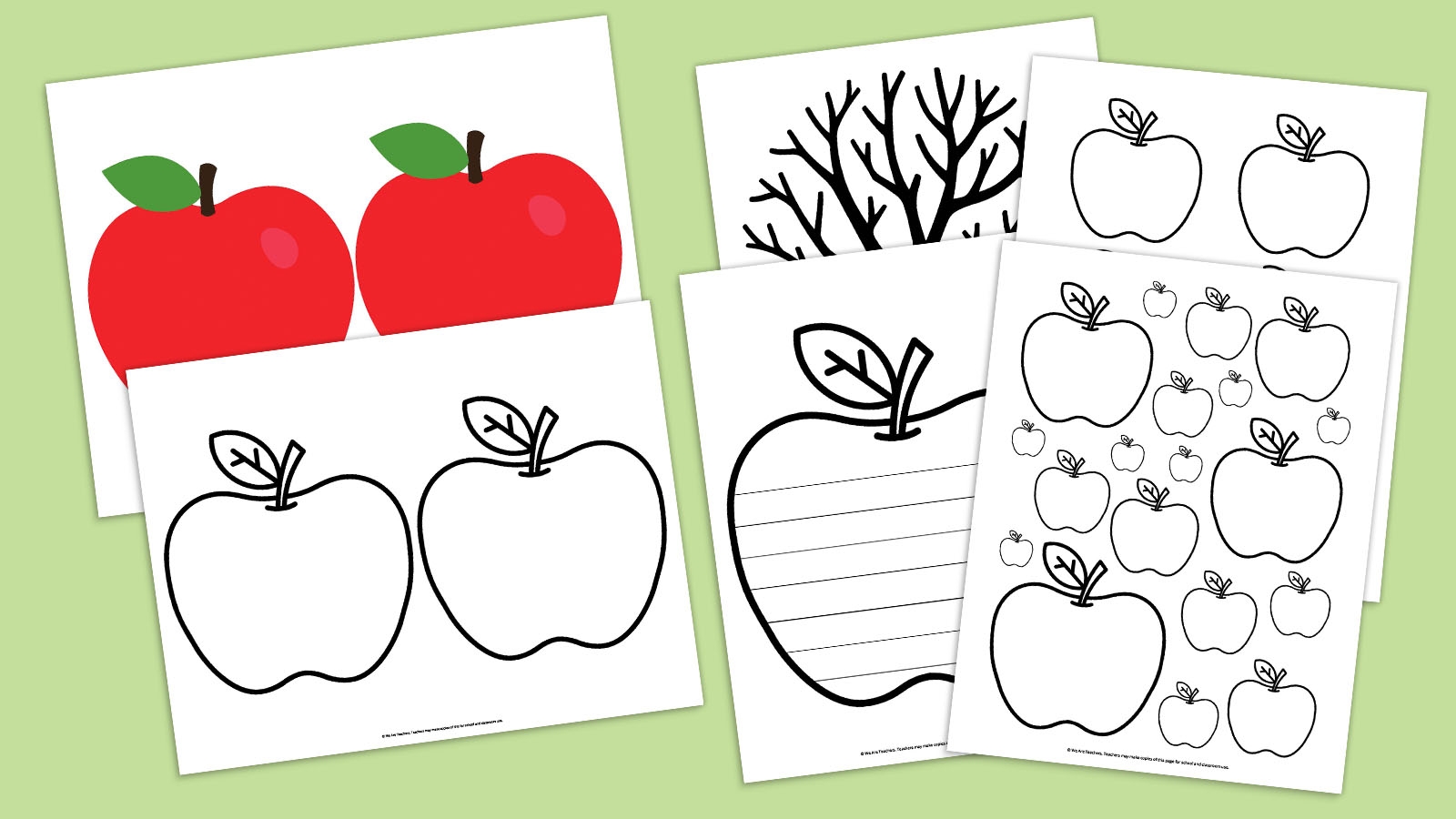 Apple Templates Printable