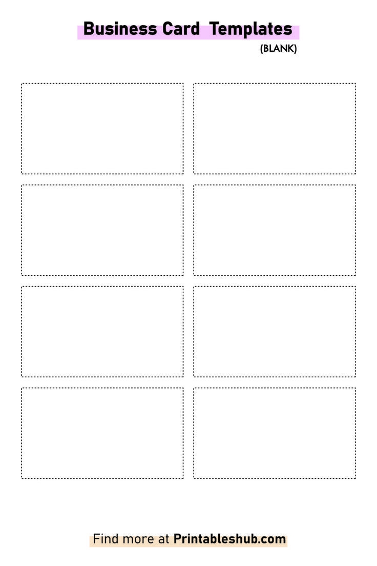 Blank Card Template Free Printable