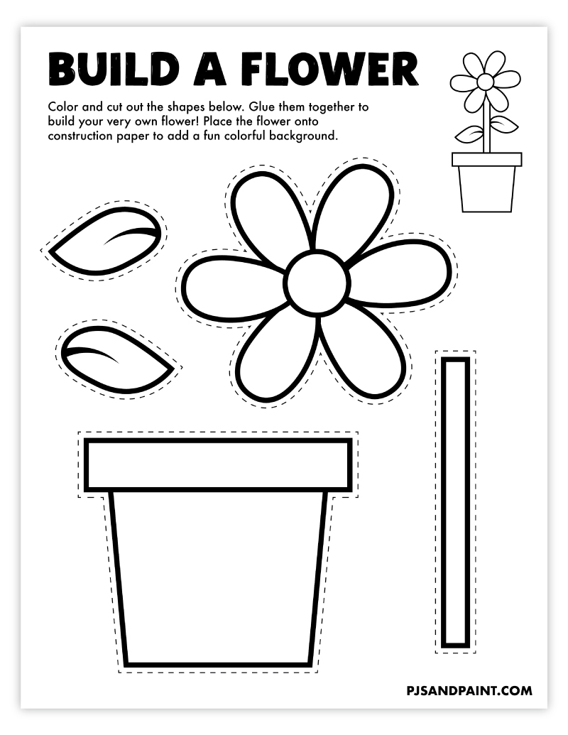 Free Printable Flower Template Cut Out