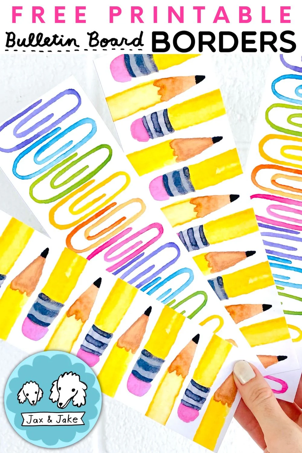 Free Printable Bulletin Board Borders Jax And Jake