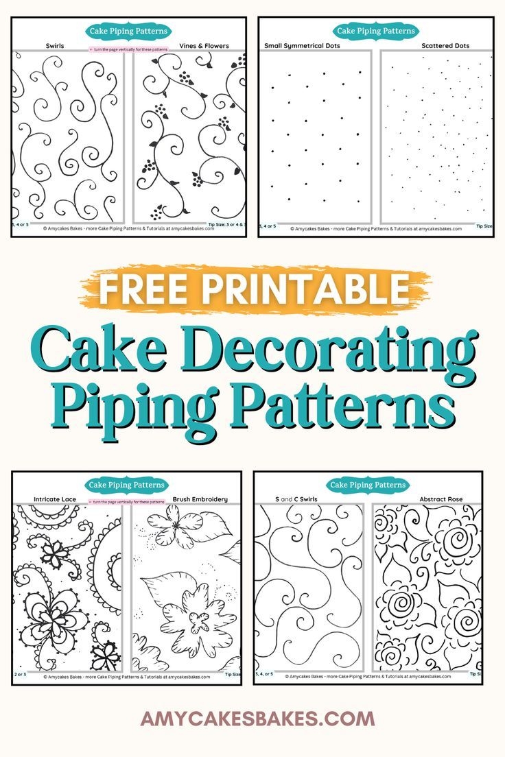 Cake Decorating Templates Printable Free
