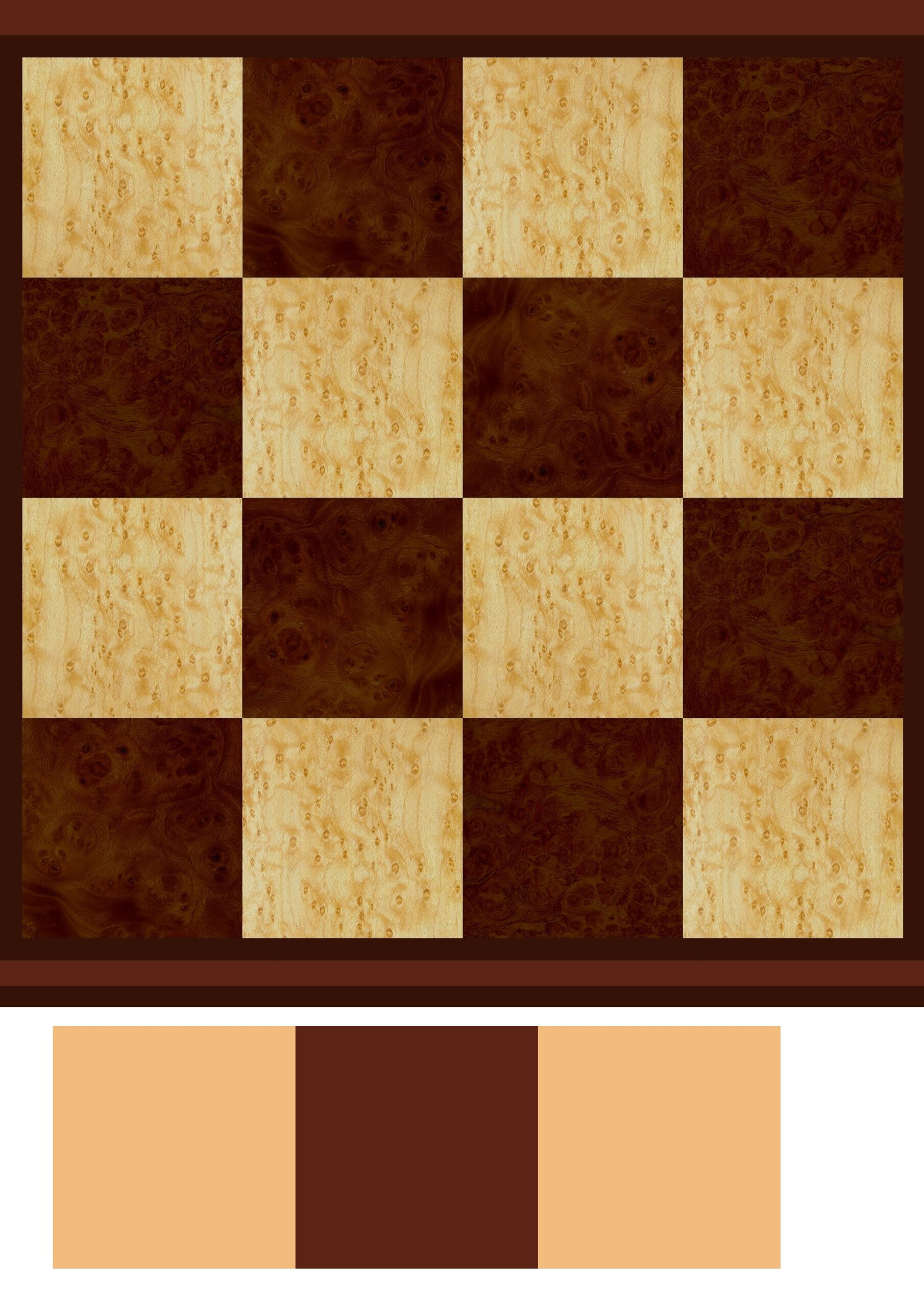 Chess Board Template Printable