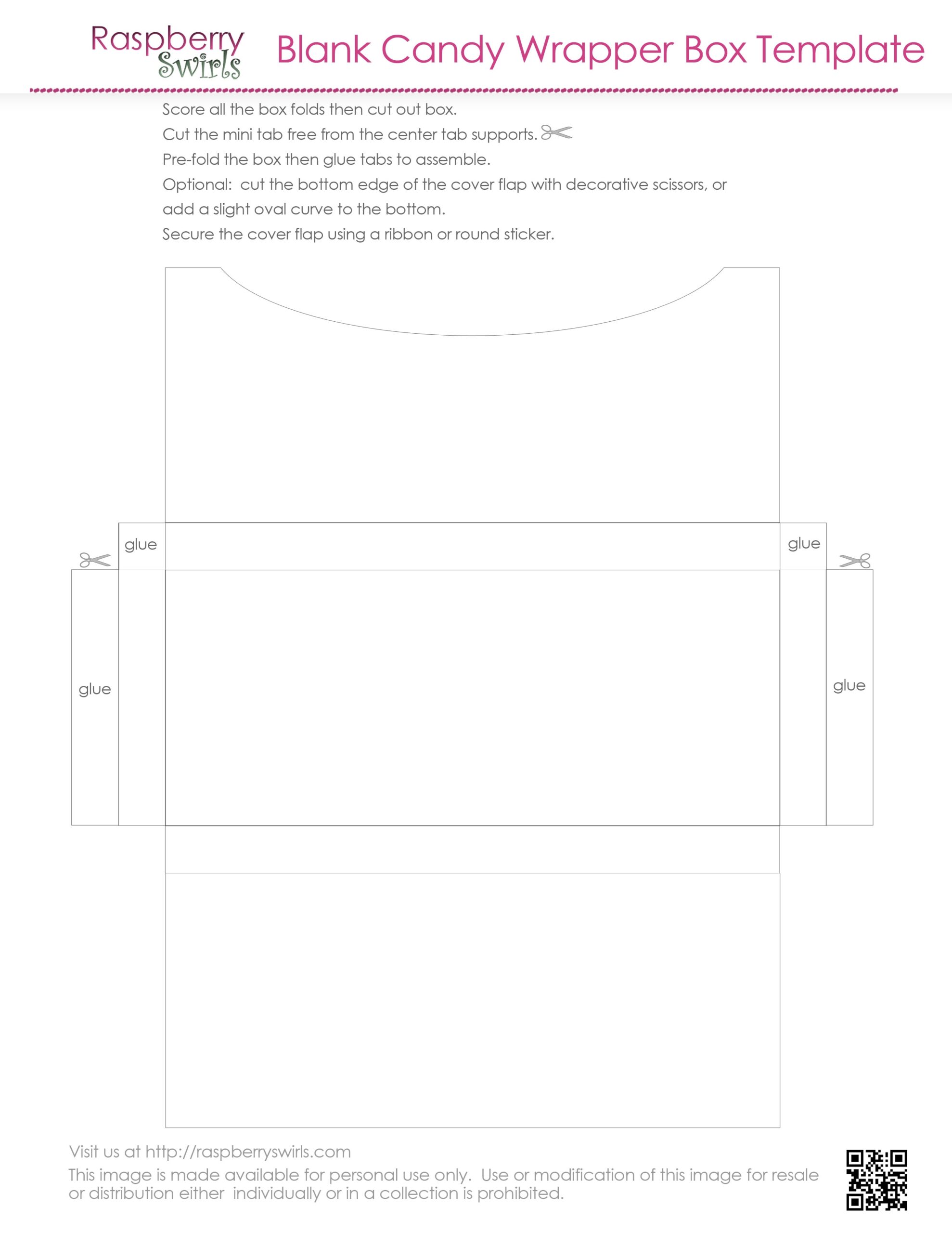 Chocolate Bar Template Printable