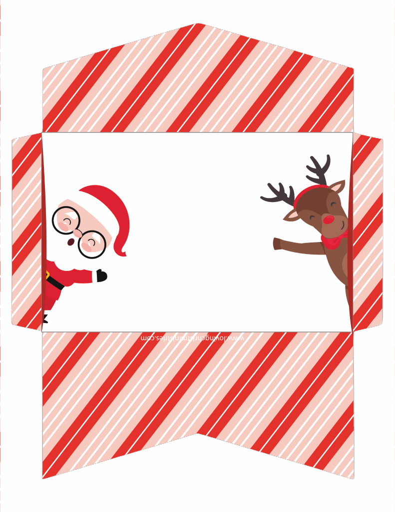 Printable Money Envelope Template Christmas Printable Money Envelope Template Christmas