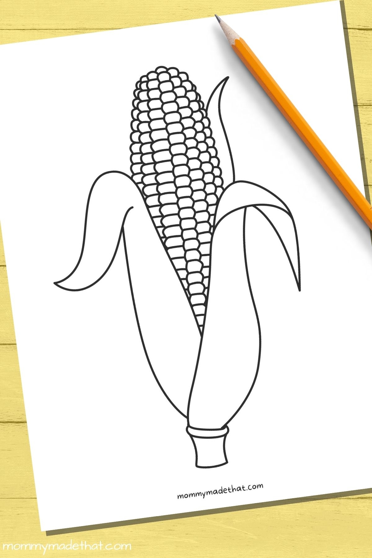 Free Printable Corn Templates amp Outlines For Fall Crafts