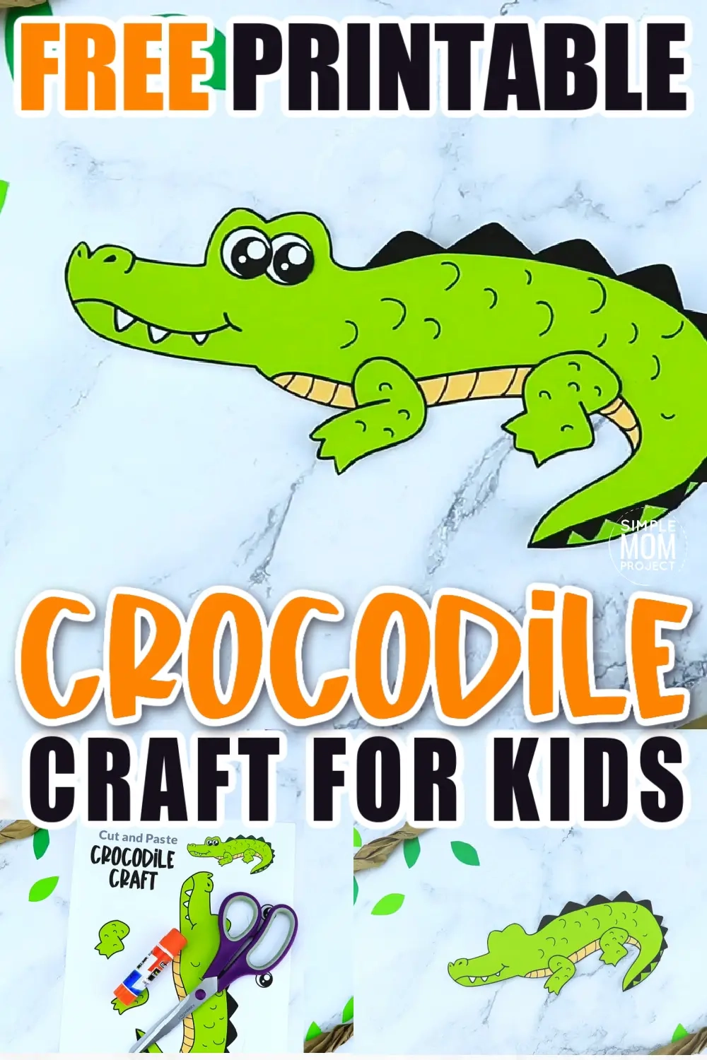 Free Printable Crocodile Craft Template Simple Mom Project Free Printable Crocodile Craft Template Simple Mom Project