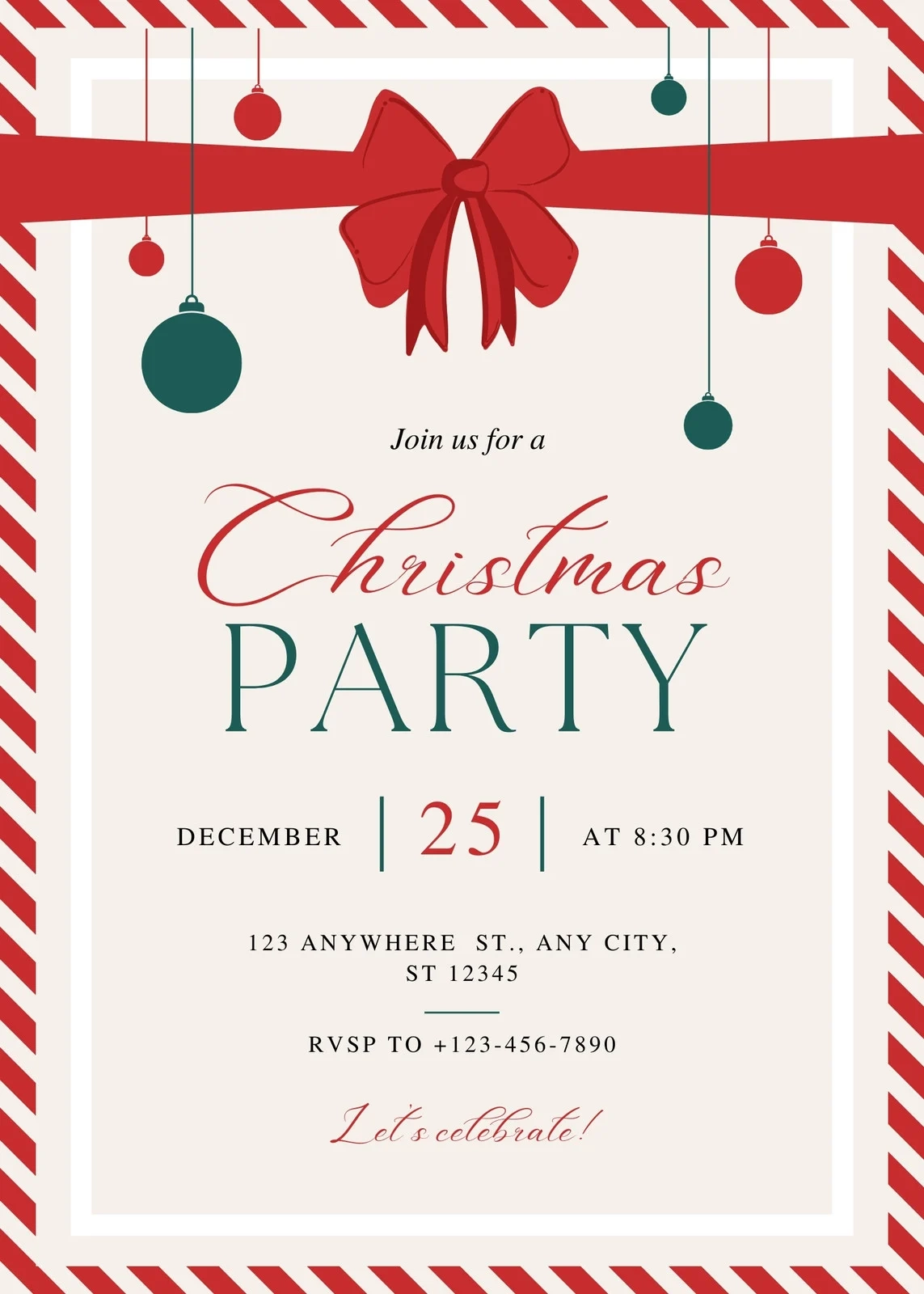 Free Printable Xmas Party Invitation Templates Free Printable Xmas Party Invitation Templates
