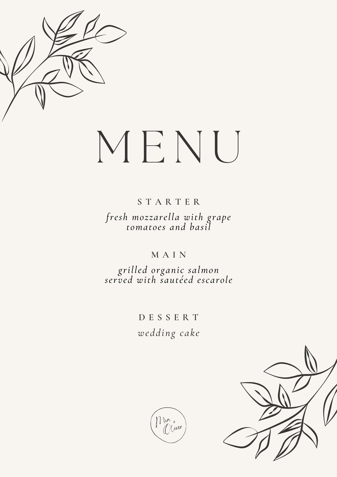 Free Printable Menu Templates Word