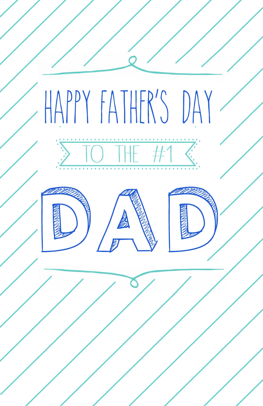 Fathers Day Card Template Free Printable