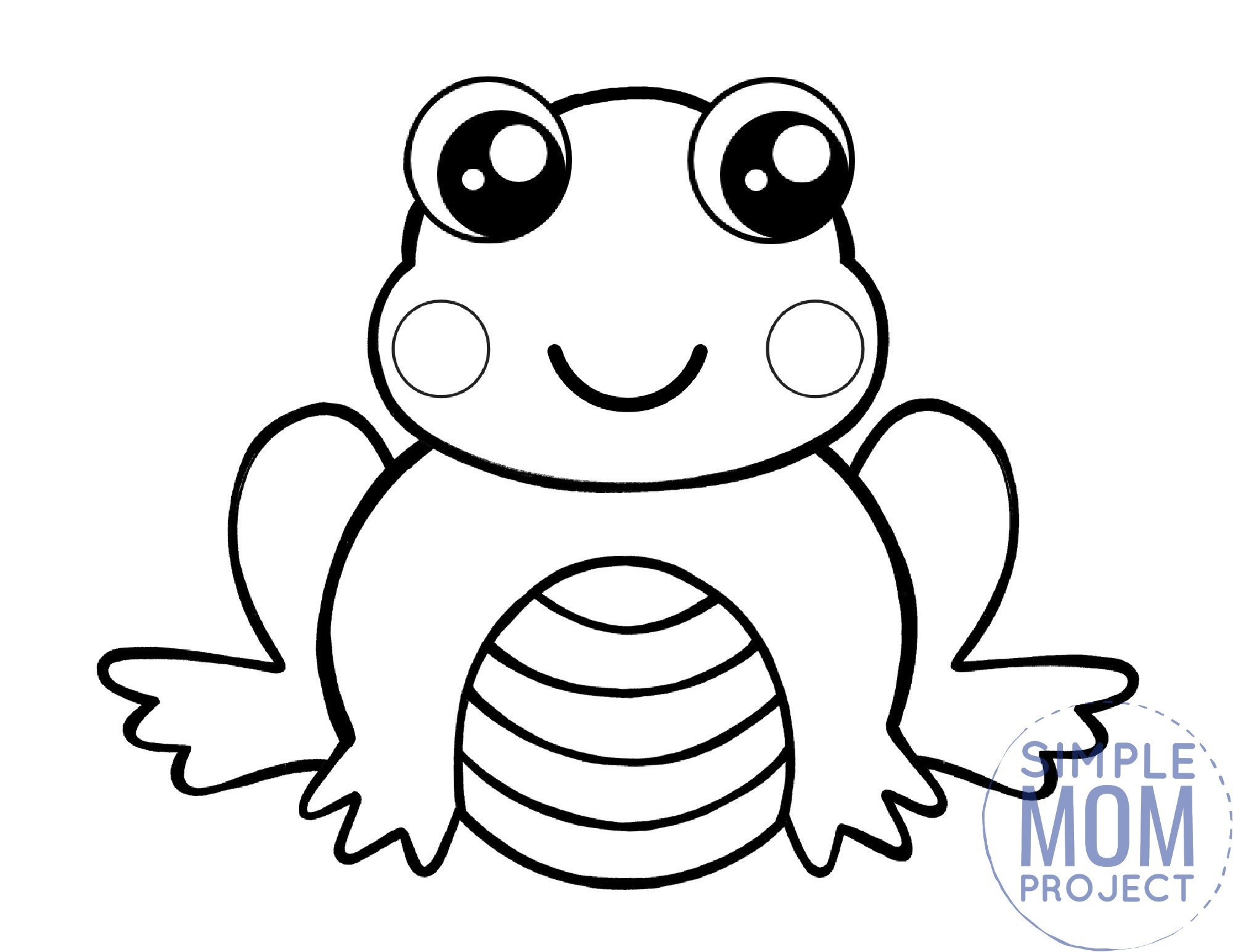 Free Printable Frog Template