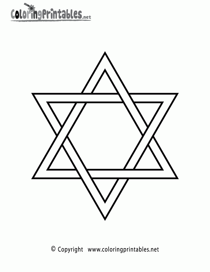 Star Of David Template Free Printable