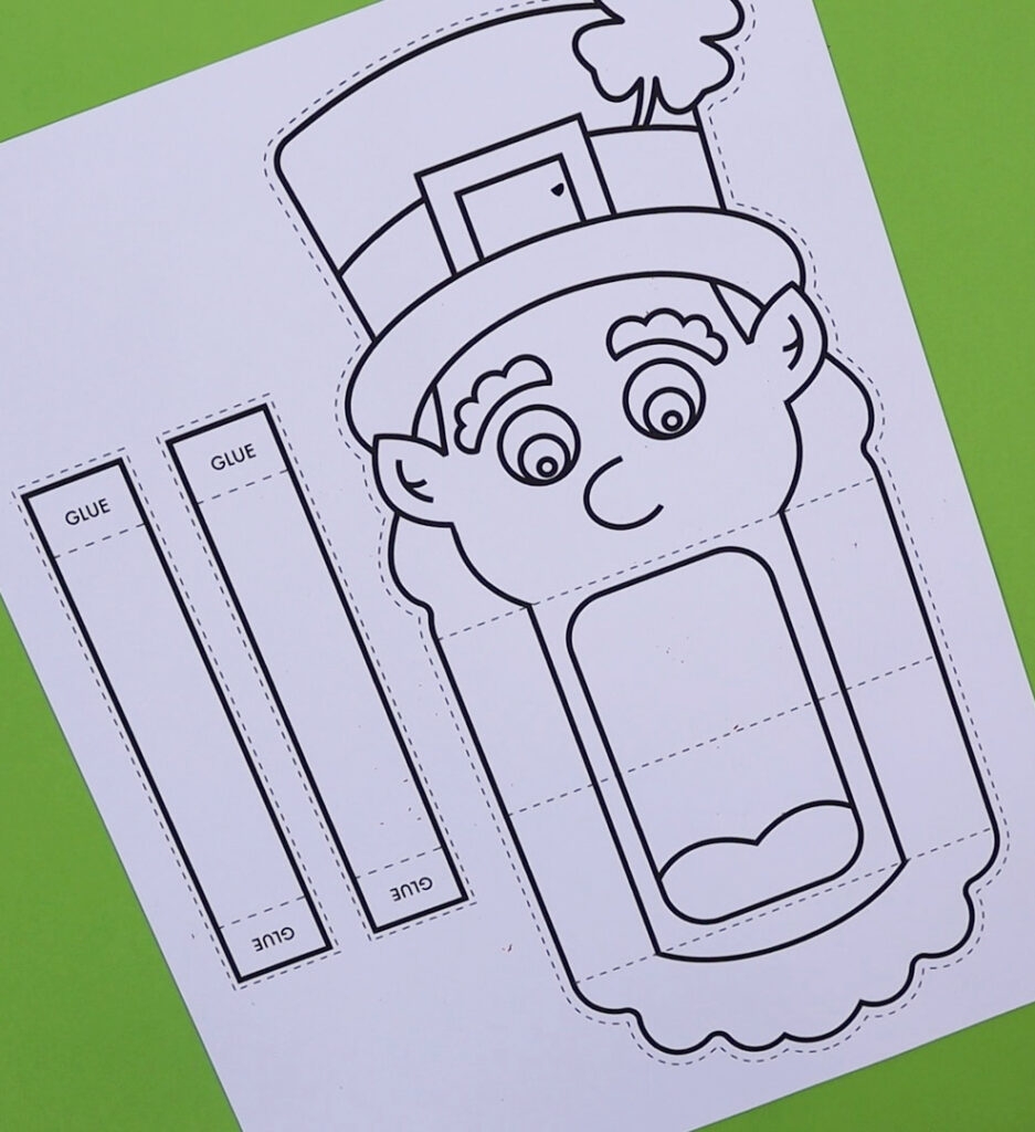 Free Printable Leprechaun Hand Puppet Pjs And Paint Free Printable Leprechaun Hand Puppet Pjs And Paint