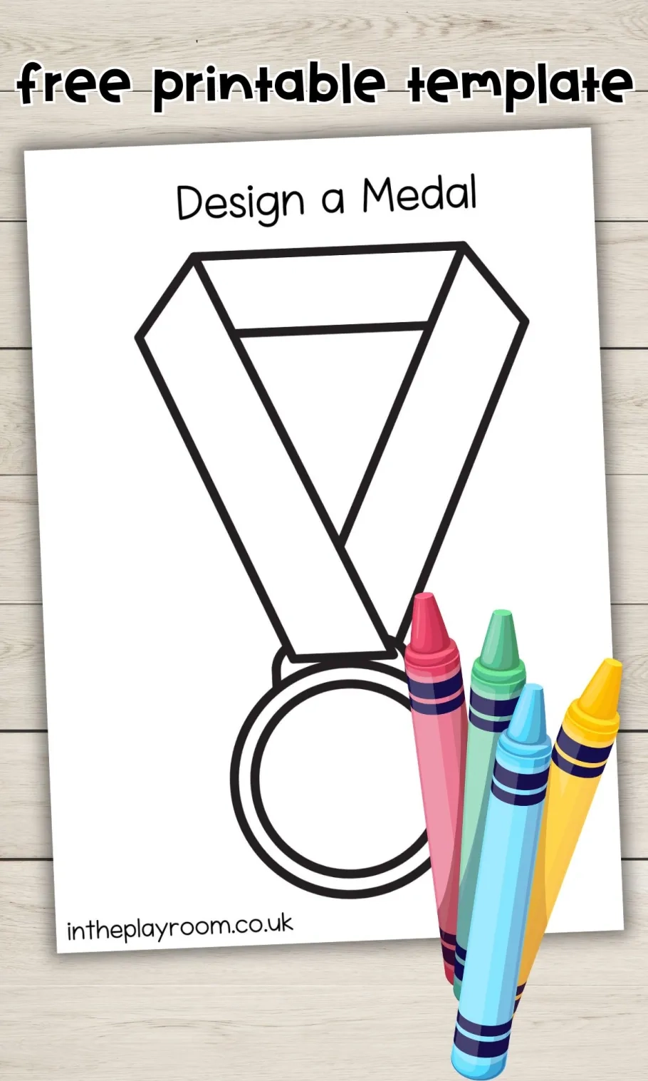 Free Printable Medal Templates To Design Your Own Medal In The 