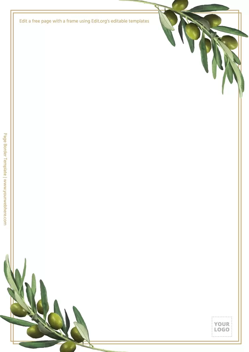 Free Printable Page Border Templates