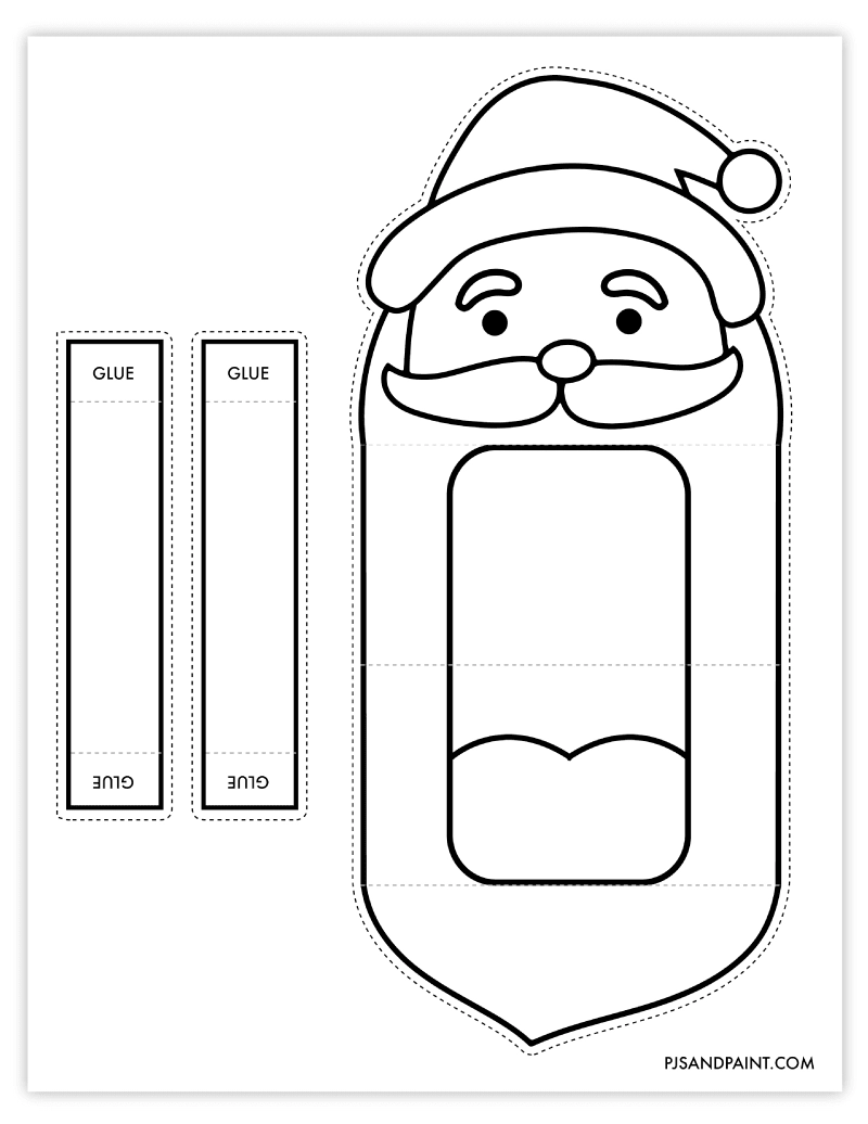 Free Printable Paper Christmas Hand Puppets Pjs And Paint