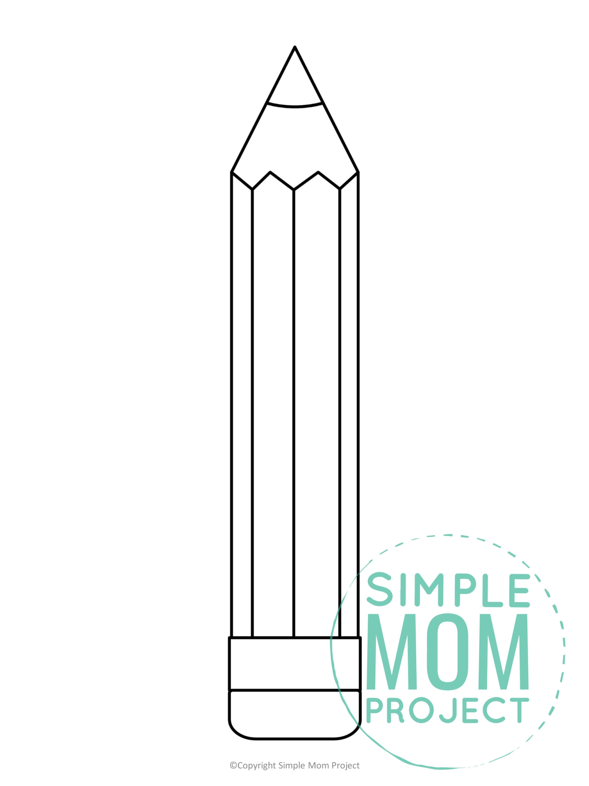 Free Printable Pencil Template