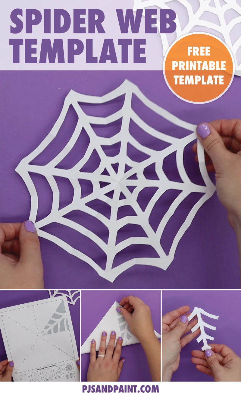 Free Printable Spider Web Template Halloween Craft Pjs And Paint Free Printable Spider Web Template Halloween Craft Pjs And Paint