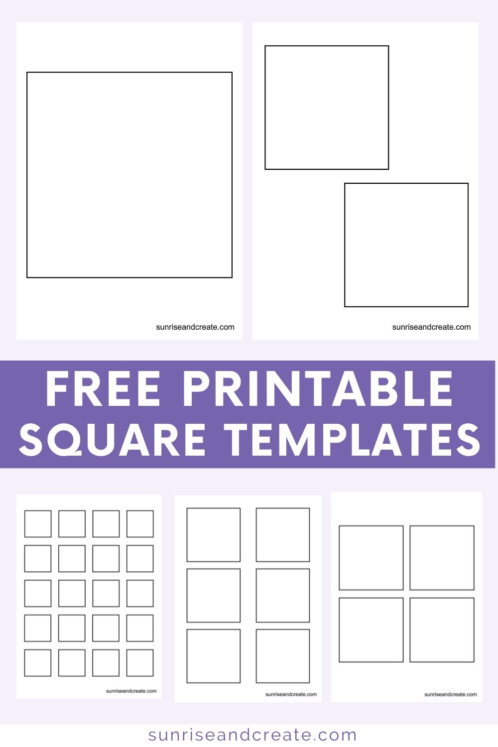 1 Inch Square Template Printable