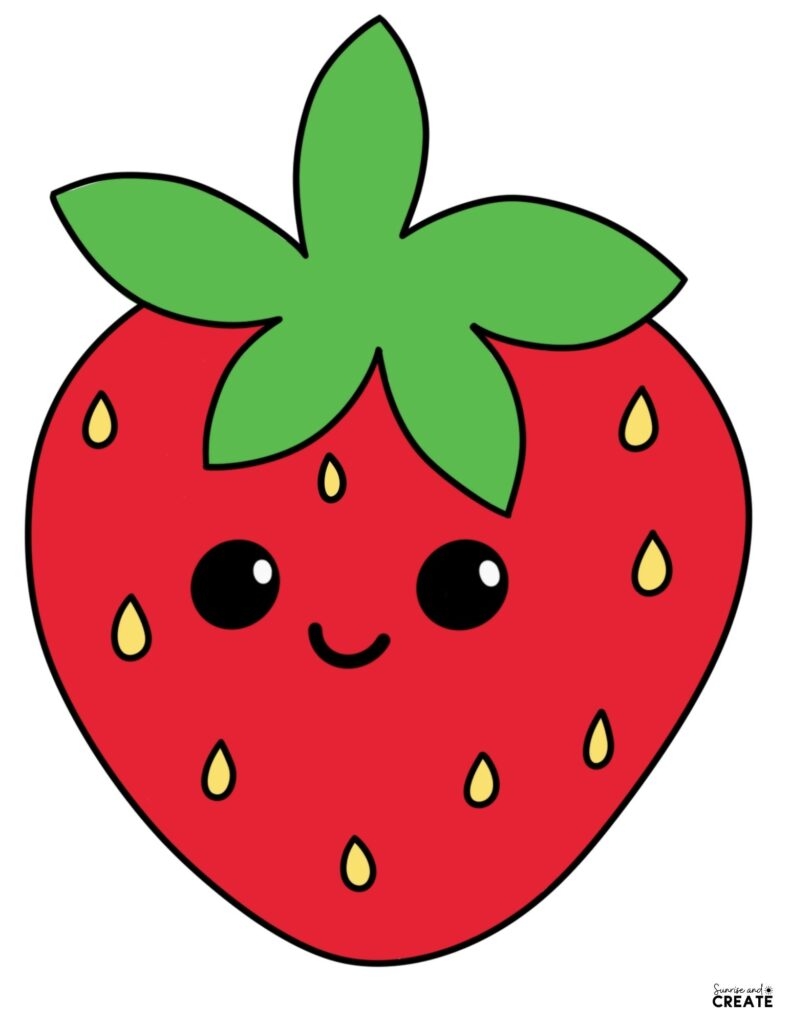 Free Printable Strawberry Templates
