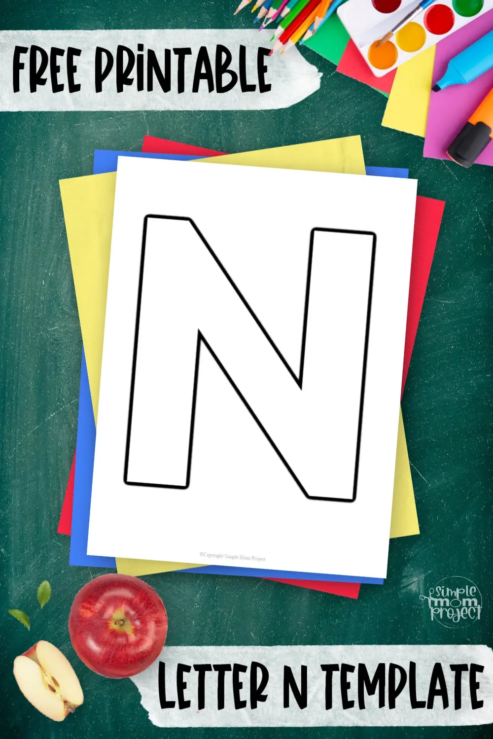 Free Printable Letter N Template