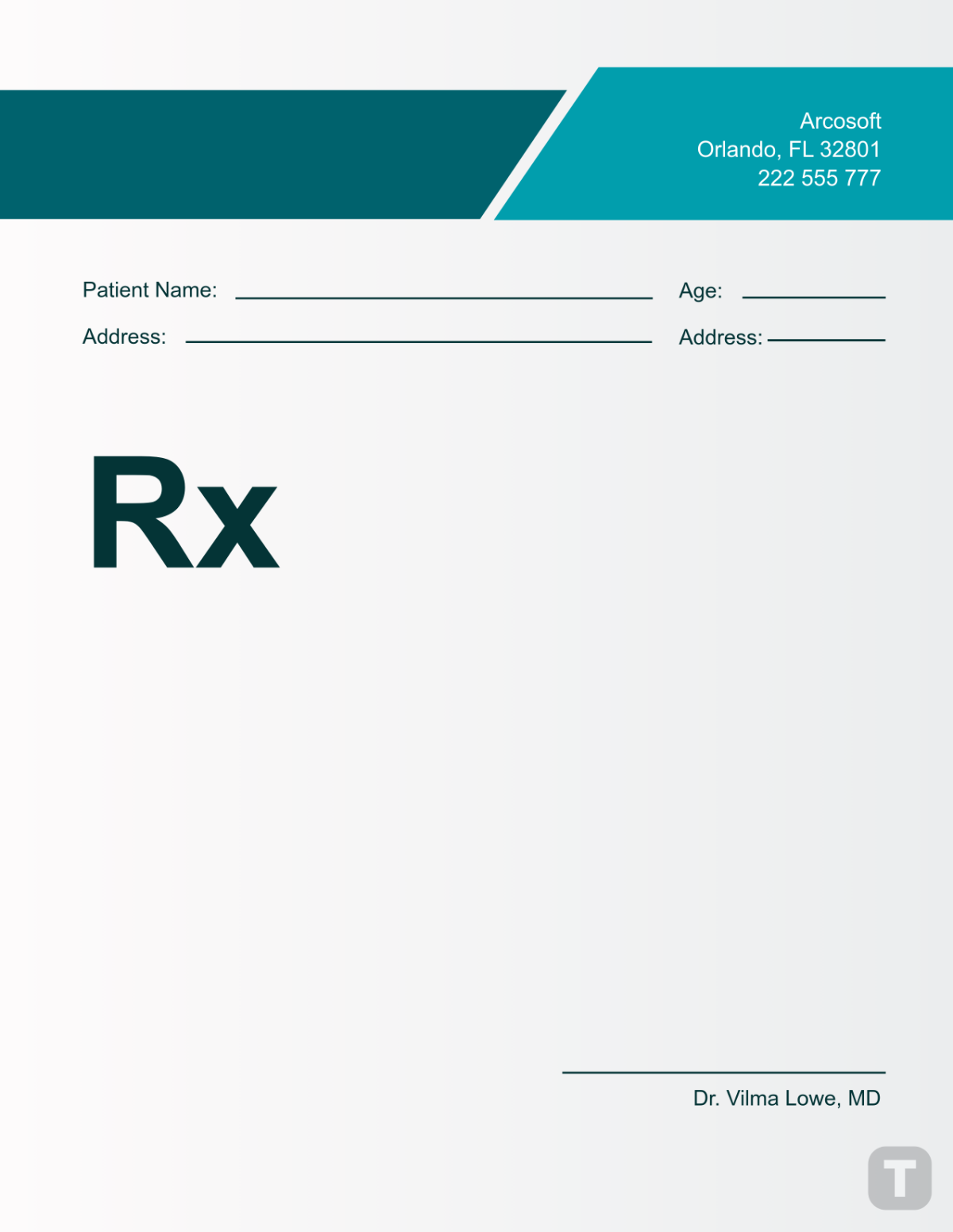 Free Rx Pad Design Template To Edit Online