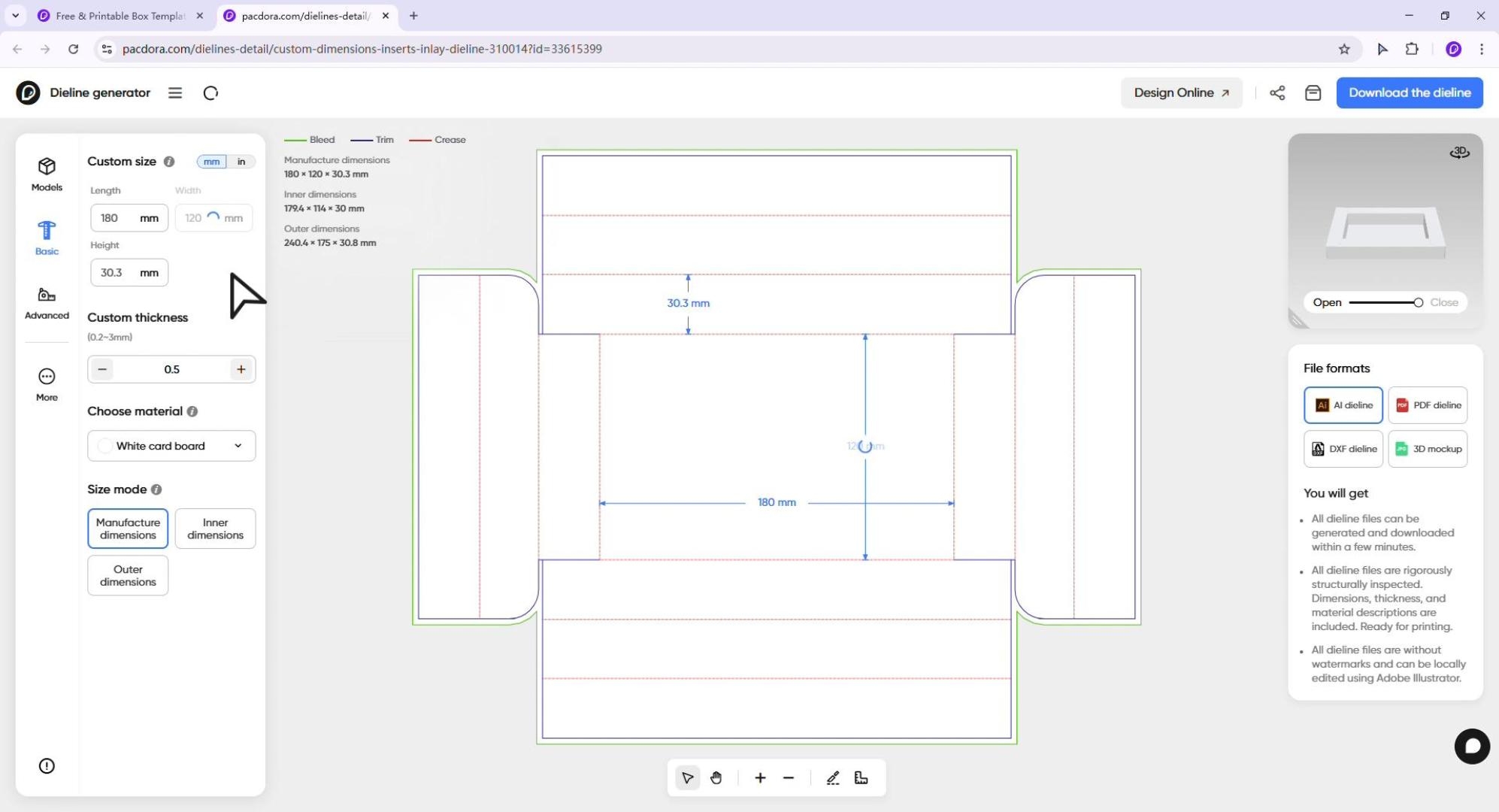 Free Shadow Box Template