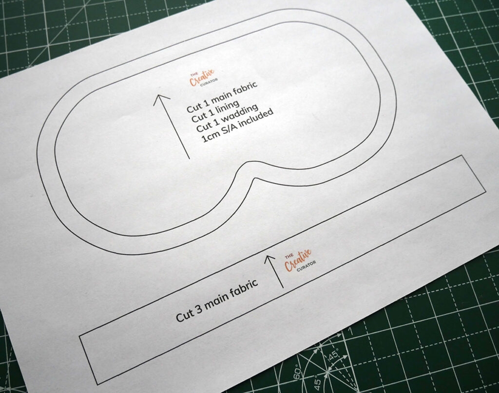 Eye Mask Template Printable