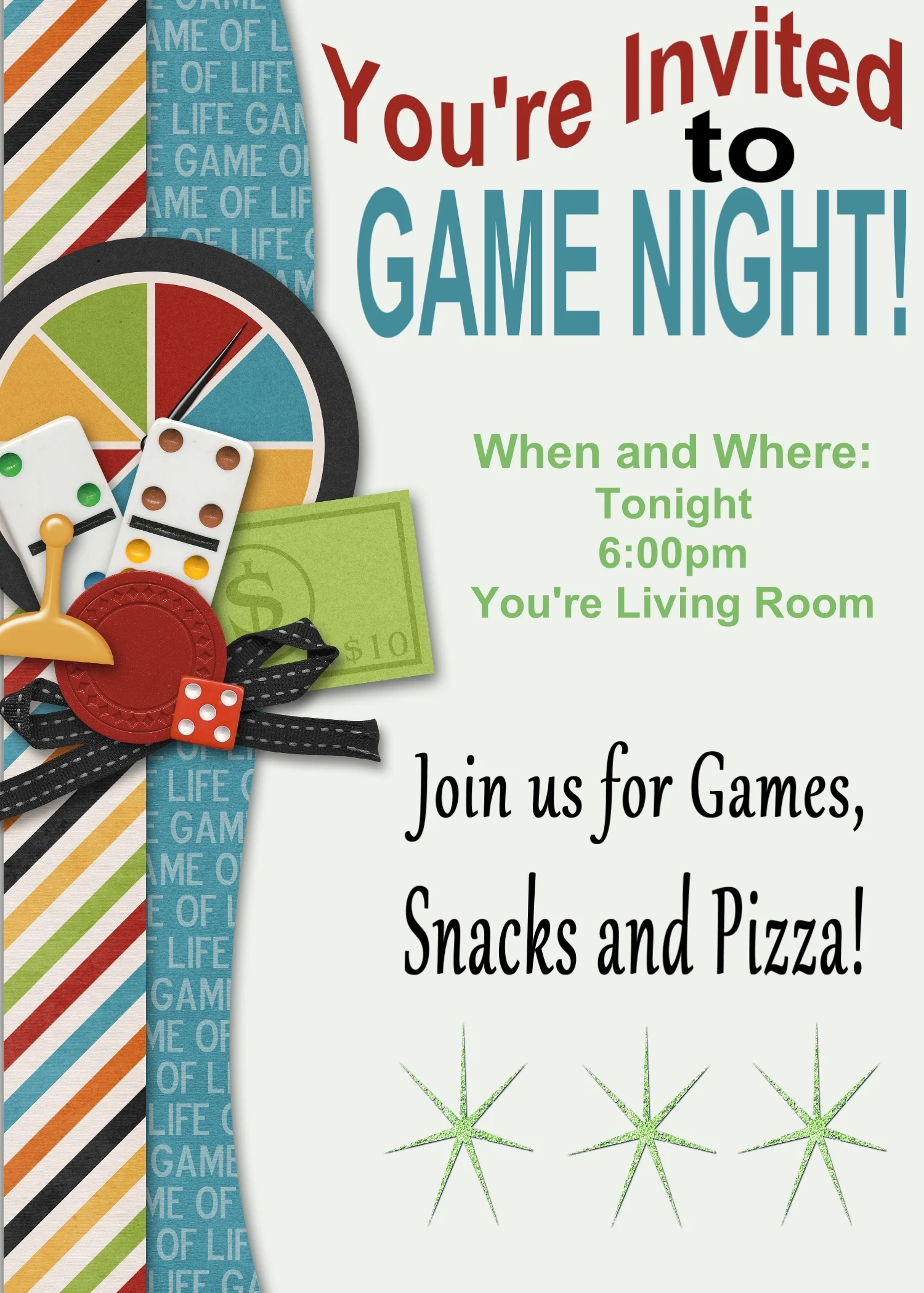 Game Night Printable Invitation And Game Review Printables 4 Mom Game Night Printable Invitation And Game Review Printables 4 Mom