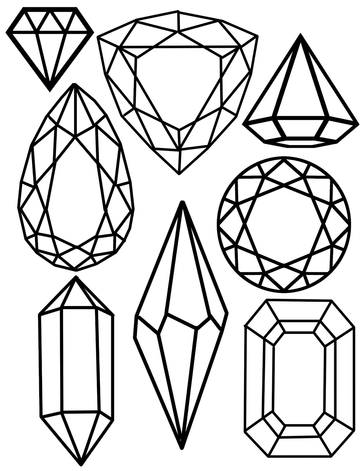Gemstone Outline