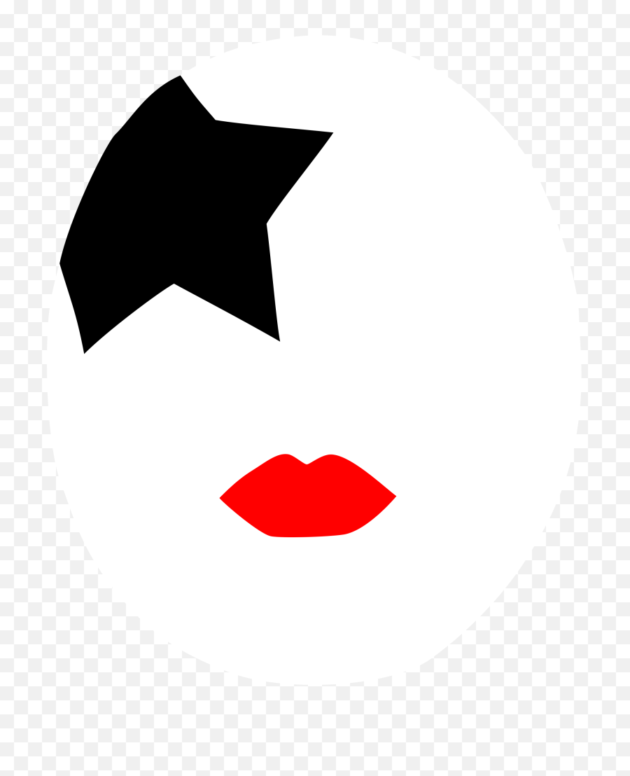 Kiss Makeup Template Printable