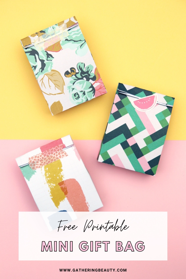 Gift Bag Template Free Printable Gathering Beauty