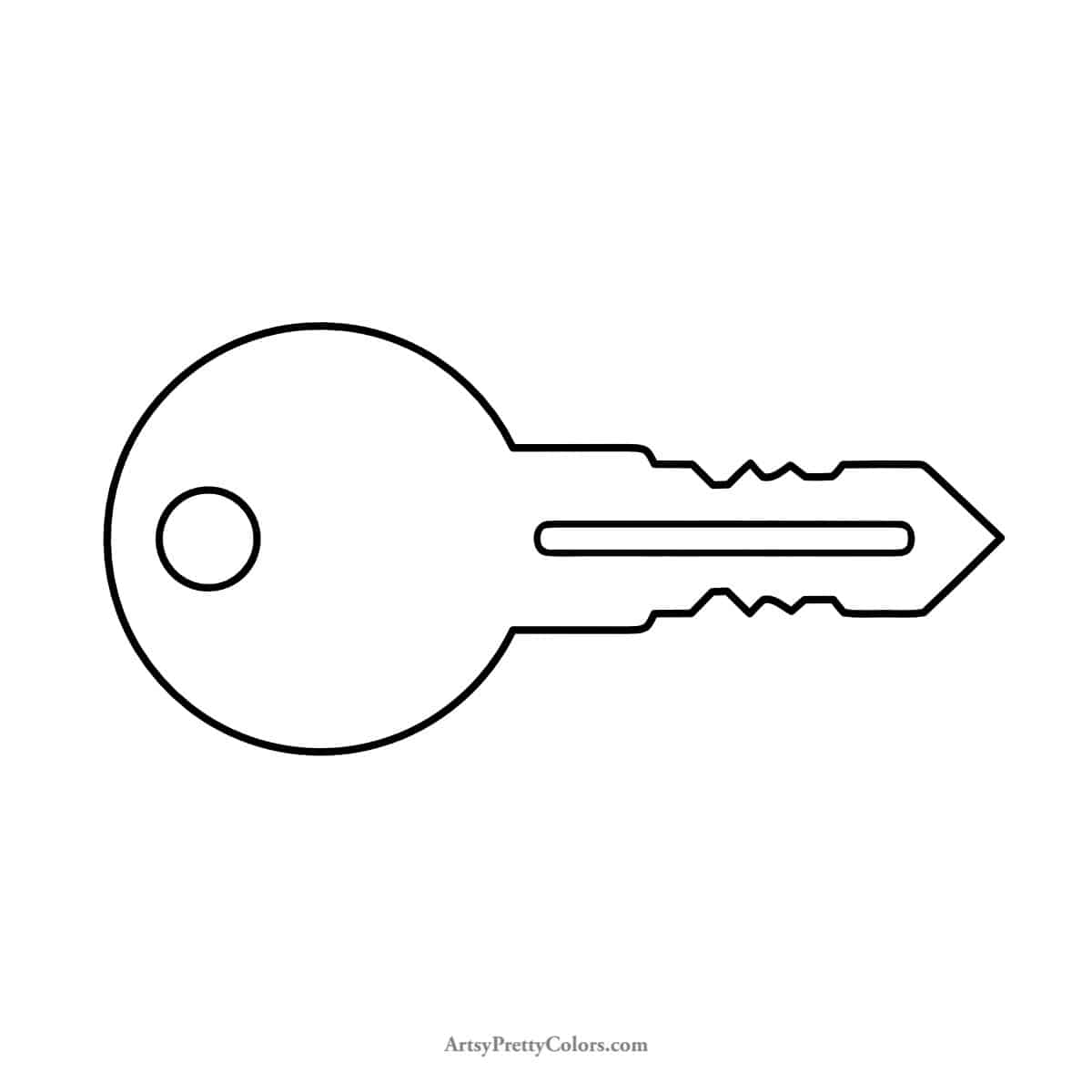 Free Printable Key Template