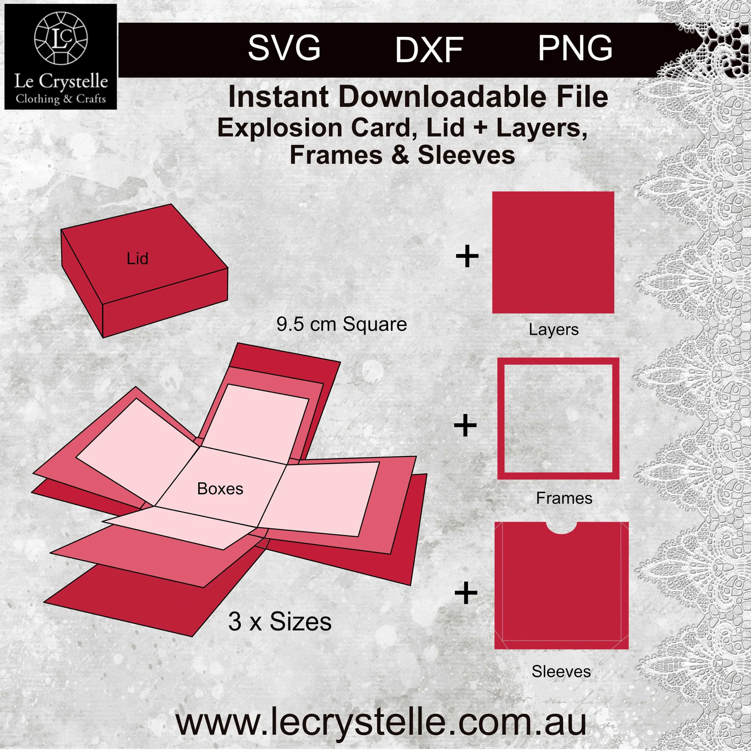 How To Make A Exploding Explosion Box Template SVG And PDF 3x3x3