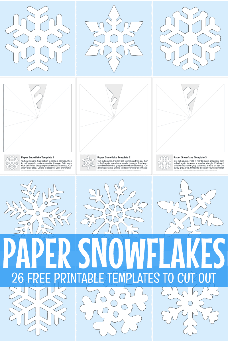 Printable Snowflake Templates Free