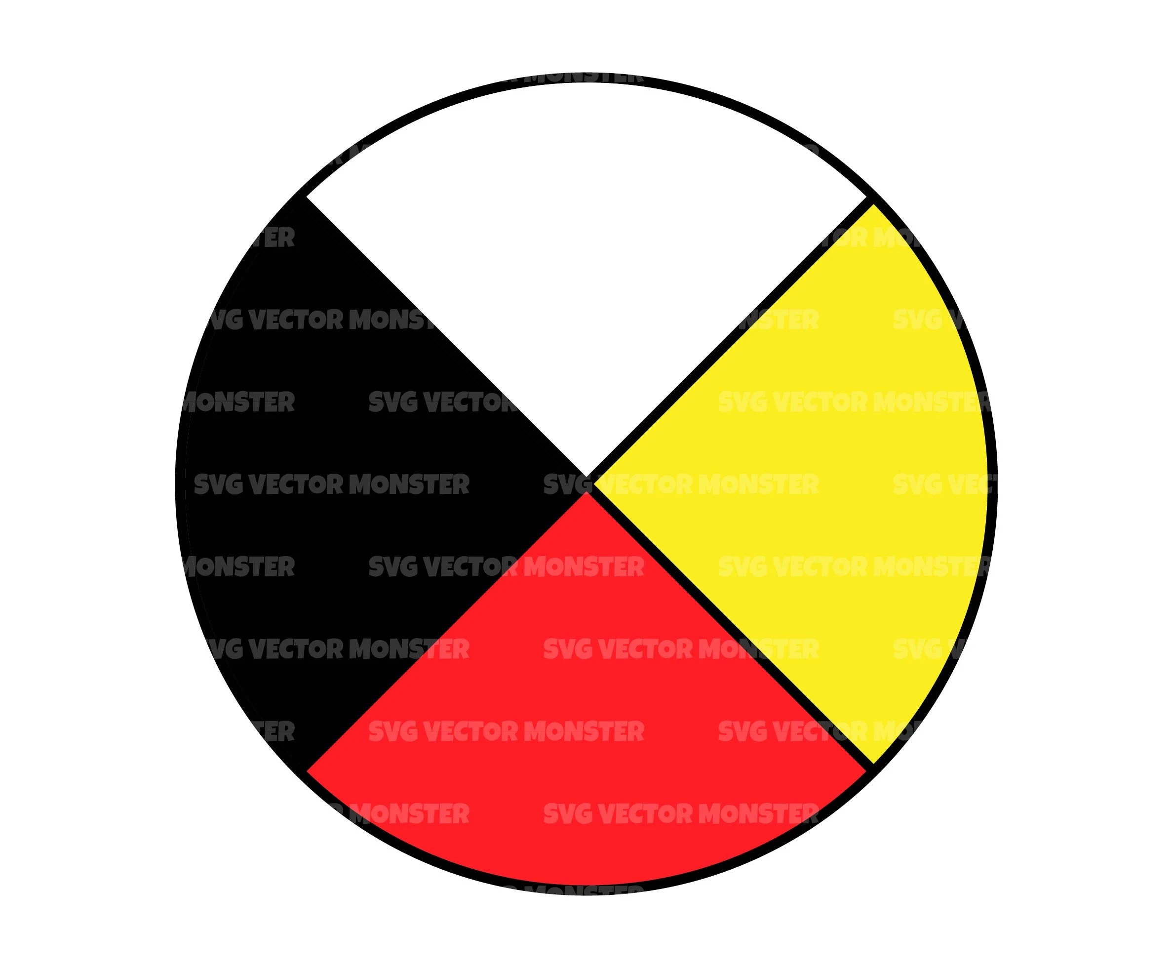 Indigenous Medicine Wheel Svg Wheel Of Life Native America
