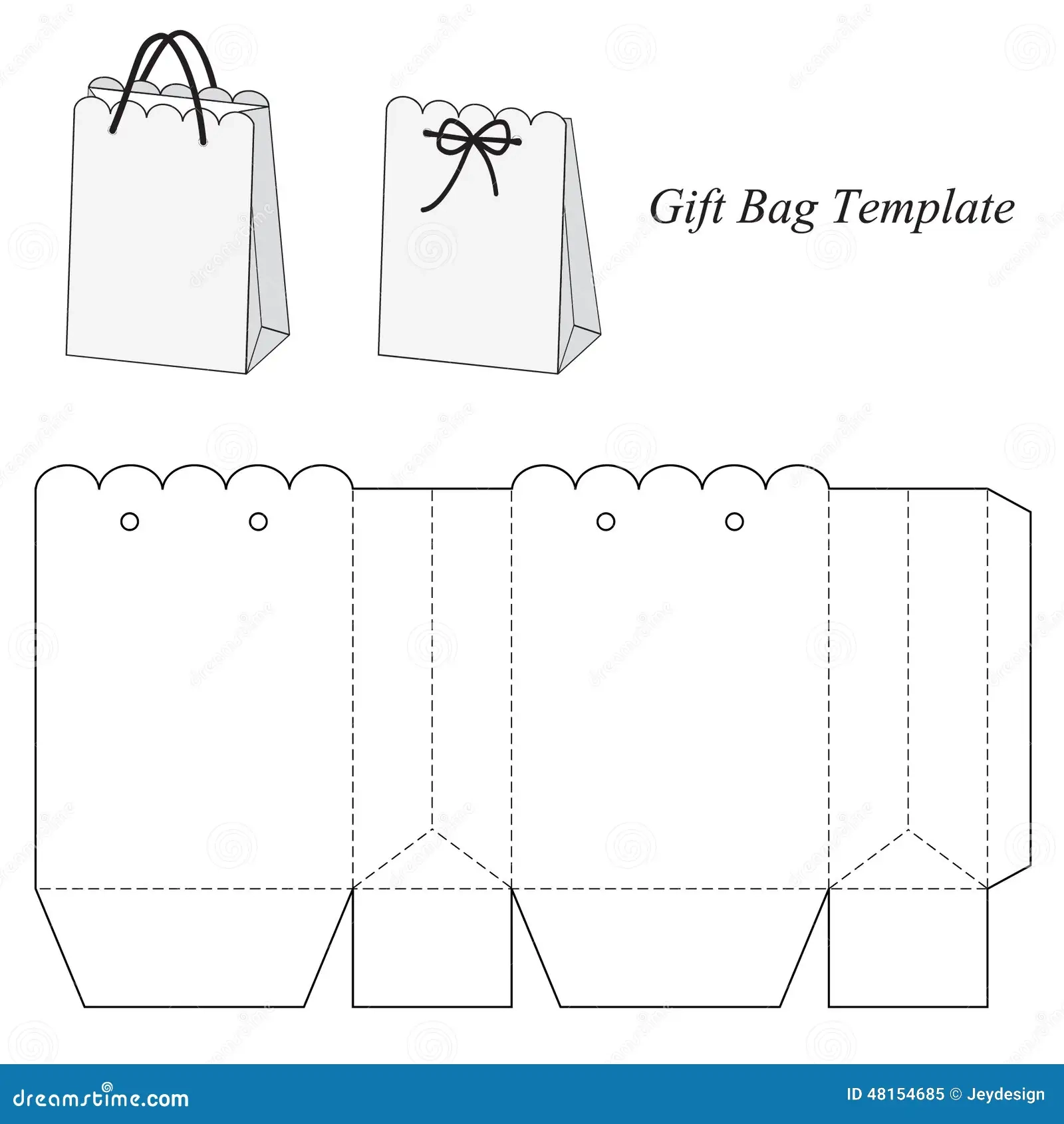 Free Printable Gift Bag Template