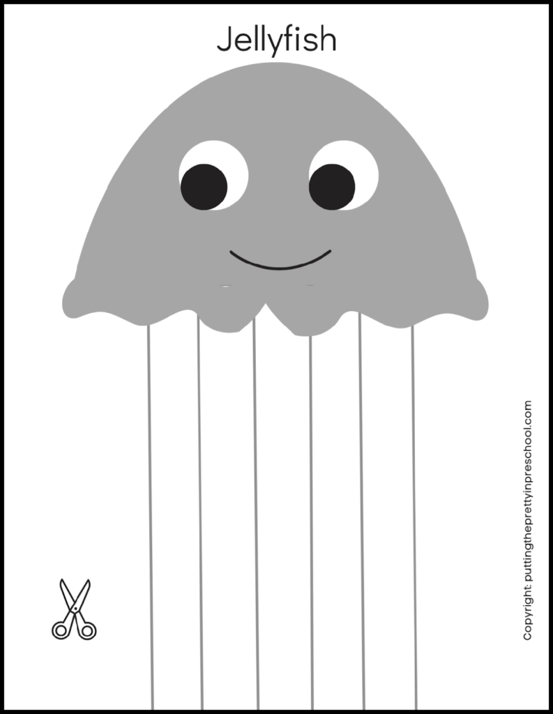 Printable Jellyfish Template