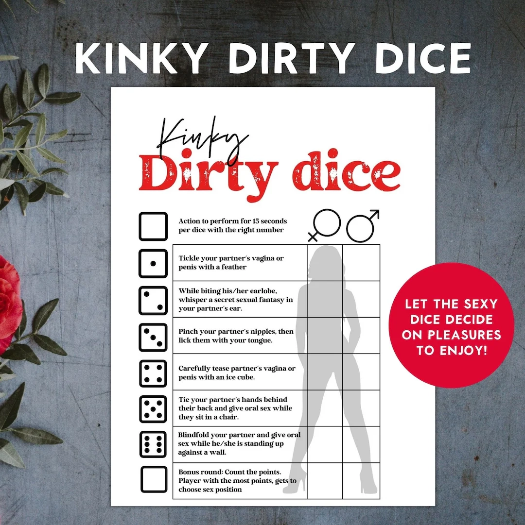 Kinky Dirty Dice Game Printable Sex Dice Naughty Dice Sexy Dice Kinky Dirty Dice Game Printable Sex Dice Naughty Dice Sexy Dice